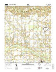 Dovesville South Carolina Current topographic map, 1:24000 scale, 7.5 X 7.5 Minute, Year 2014