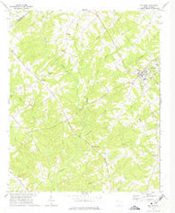 Due West South Carolina Historical topographic map, 1:24000 scale, 7.5 X 7.5 Minute, Year 1971