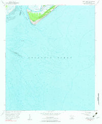 Edisto Beach South Carolina Historical topographic map, 1:24000 scale, 7.5 X 7.5 Minute, Year 1956