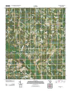Ehrhardt South Carolina Historical topographic map, 1:24000 scale, 7.5 X 7.5 Minute, Year 2011