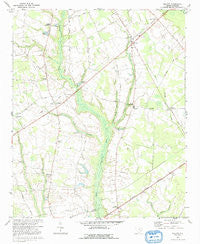 Elliott South Carolina Historical topographic map, 1:24000 scale, 7.5 X 7.5 Minute, Year 1973