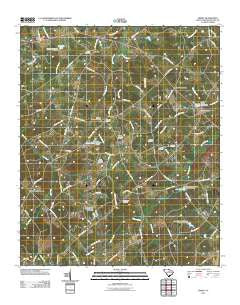 Emory South Carolina Historical topographic map, 1:24000 scale, 7.5 X 7.5 Minute, Year 2011