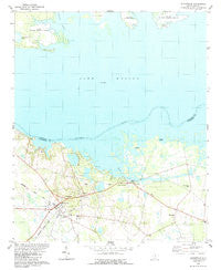 Eutawville South Carolina Historical topographic map, 1:24000 scale, 7.5 X 7.5 Minute, Year 1979