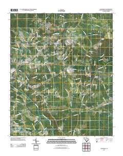 Evergreen South Carolina Historical topographic map, 1:24000 scale, 7.5 X 7.5 Minute, Year 2011