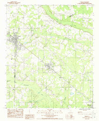 Fairfax South Carolina Historical topographic map, 1:24000 scale, 7.5 X 7.5 Minute, Year 1988
