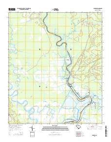Fenwick South Carolina Current topographic map, 1:24000 scale, 7.5 X 7.5 Minute, Year 2014