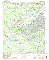 Florence West South Carolina Historical topographic map, 1:24000 scale, 7.5 X 7.5 Minute, Year 1986