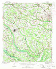 Florence West South Carolina Historical topographic map, 1:62500 scale, 15 X 15 Minute, Year 1940