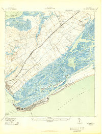 Fort Moultrie South Carolina Historical topographic map, 1:24000 scale, 7.5 X 7.5 Minute, Year 1943