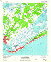 Fort Moultrie South Carolina Historical topographic map, 1:24000 scale, 7.5 X 7.5 Minute, Year 1959
