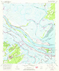 Fort Pulaski Georgia Historical topographic map, 1:24000 scale, 7.5 X 7.5 Minute, Year 1955