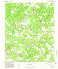 Foxtown South Carolina Historical topographic map, 1:24000 scale, 7.5 X 7.5 Minute, Year 1964