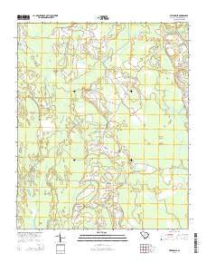 Friendship South Carolina Current topographic map, 1:24000 scale, 7.5 X 7.5 Minute, Year 2014