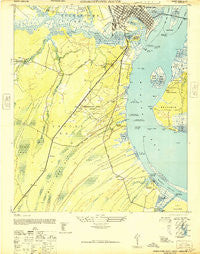 Georgetown South South Carolina Historical topographic map, 1:24000 scale, 7.5 X 7.5 Minute, Year 1947