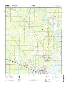 Georgetown North South Carolina Current topographic map, 1:24000 scale, 7.5 X 7.5 Minute, Year 2014