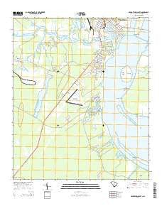 Georgetown South South Carolina Current topographic map, 1:24000 scale, 7.5 X 7.5 Minute, Year 2014
