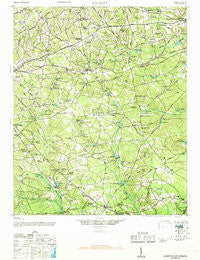Gilbert South Carolina Historical topographic map, 1:62500 scale, 15 X 15 Minute, Year 1944