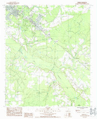 Hampton South Carolina Historical topographic map, 1:24000 scale, 7.5 X 7.5 Minute, Year 1988