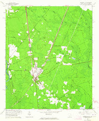 Hardeeville South Carolina Historical topographic map, 1:24000 scale, 7.5 X 7.5 Minute, Year 1962