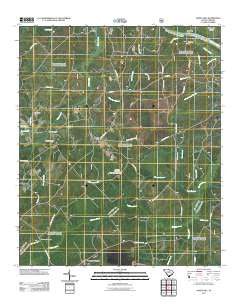 Honey Hill South Carolina Historical topographic map, 1:24000 scale, 7.5 X 7.5 Minute, Year 2011