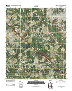 Indian Camp Branch South Carolina Historical topographic map, 1:24000 scale, 7.5 X 7.5 Minute, Year 2011
