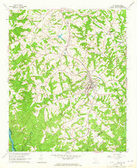 Iva South Carolina Historical topographic map, 1:24000 scale, 7.5 X 7.5 Minute, Year 1964