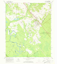 Jackson South Carolina Historical topographic map, 1:24000 scale, 7.5 X 7.5 Minute, Year 1965