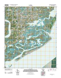 James Island South Carolina Historical topographic map, 1:24000 scale, 7.5 X 7.5 Minute, Year 2011