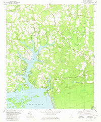 Jordan South Carolina Historical topographic map, 1:24000 scale, 7.5 X 7.5 Minute, Year 1980