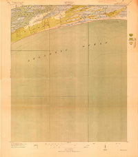 Kiawah Island South Carolina Historical topographic map, 1:21120 scale, 7.5 X 7.5 Minute, Year 1918