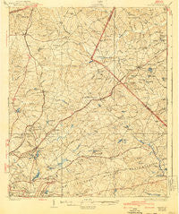 Killian South Carolina Historical topographic map, 1:62500 scale, 15 X 15 Minute, Year 1937
