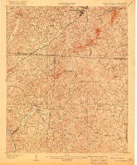 Kings Mountain North Carolina Historical topographic map, 1:62500 scale, 15 X 15 Minute, Year 1908