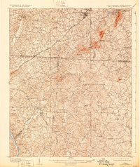 Kings Mountain North Carolina Historical topographic map, 1:62500 scale, 15 X 15 Minute, Year 1908