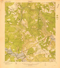 Ladson South Carolina Historical topographic map, 1:21120 scale, 7.5 X 7.5 Minute, Year 1919