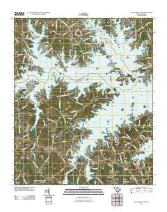 Lake Murray West South Carolina Historical topographic map, 1:24000 scale, 7.5 X 7.5 Minute, Year 2011