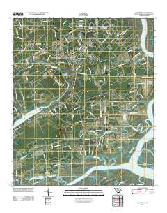 Legareville South Carolina Historical topographic map, 1:24000 scale, 7.5 X 7.5 Minute, Year 2011