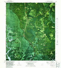 Limehouse South Carolina Historical topographic map, 1:24000 scale, 7.5 X 7.5 Minute, Year 1980