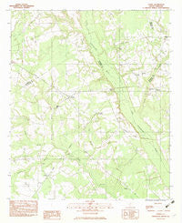 Lodge South Carolina Historical topographic map, 1:24000 scale, 7.5 X 7.5 Minute, Year 1982