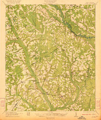 Lodge South Carolina Historical topographic map, 1:62500 scale, 15 X 15 Minute, Year 1921