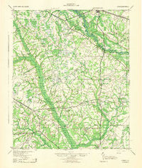 Lodge South Carolina Historical topographic map, 1:62500 scale, 15 X 15 Minute, Year 1943