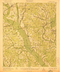 Mayesville South Carolina Historical topographic map, 1:62500 scale, 15 X 15 Minute, Year 1921