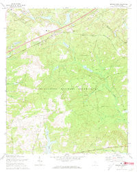 Messers Pond South Carolina Historical topographic map, 1:24000 scale, 7.5 X 7.5 Minute, Year 1972