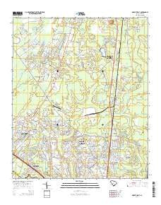 Mount Holly South Carolina Current topographic map, 1:24000 scale, 7.5 X 7.5 Minute, Year 2014