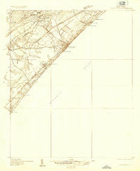 Myrtle Beach South Carolina Historical topographic map, 1:48000 scale, 15 X 15 Minute, Year 1937