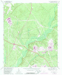 New Ellenton SW South Carolina Historical topographic map, 1:24000 scale, 7.5 X 7.5 Minute, Year 1965
