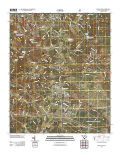 New Ellenton South Carolina Historical topographic map, 1:24000 scale, 7.5 X 7.5 Minute, Year 2011