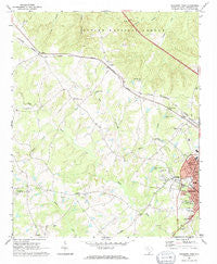 Newberry West South Carolina Historical topographic map, 1:24000 scale, 7.5 X 7.5 Minute, Year 1969