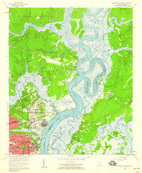 North Charleston South Carolina Historical topographic map, 1:24000 scale, 7.5 X 7.5 Minute, Year 1958