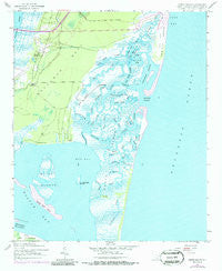 North Island South Carolina Historical topographic map, 1:24000 scale, 7.5 X 7.5 Minute, Year 1942