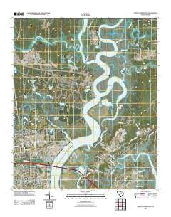 North Charleston South Carolina Historical topographic map, 1:24000 scale, 7.5 X 7.5 Minute, Year 2011